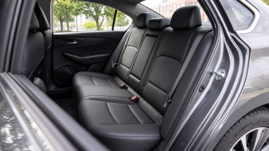leather seat covers shopping setup for ride-share and commuter cars with practical vehicle-focused details