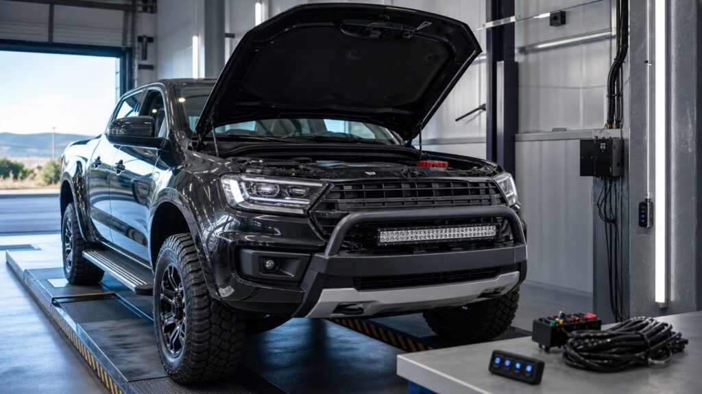led light bars shopping setup for inspection and compliance needs with practical vehicle-focused details