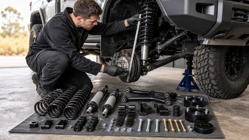 lift kits shopping setup for suspension upgrades compatibility checks with practical vehicle-focused details