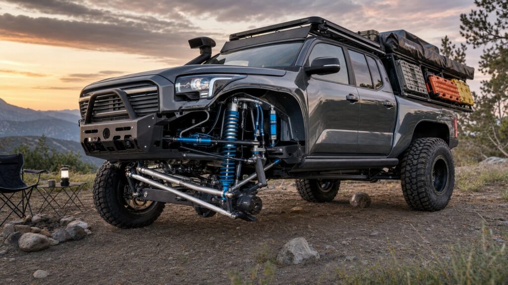 long travel suspension kits shopping setup for overlanding trip setups with practical vehicle-focused details