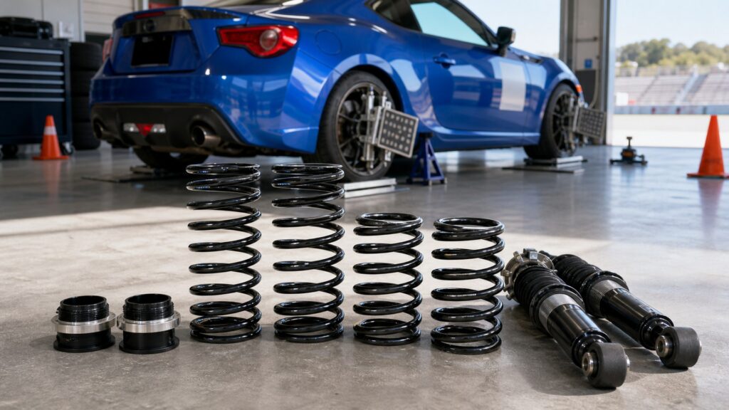 lowering springs shopping setup for track and autocross builds with practical vehicle-focused details