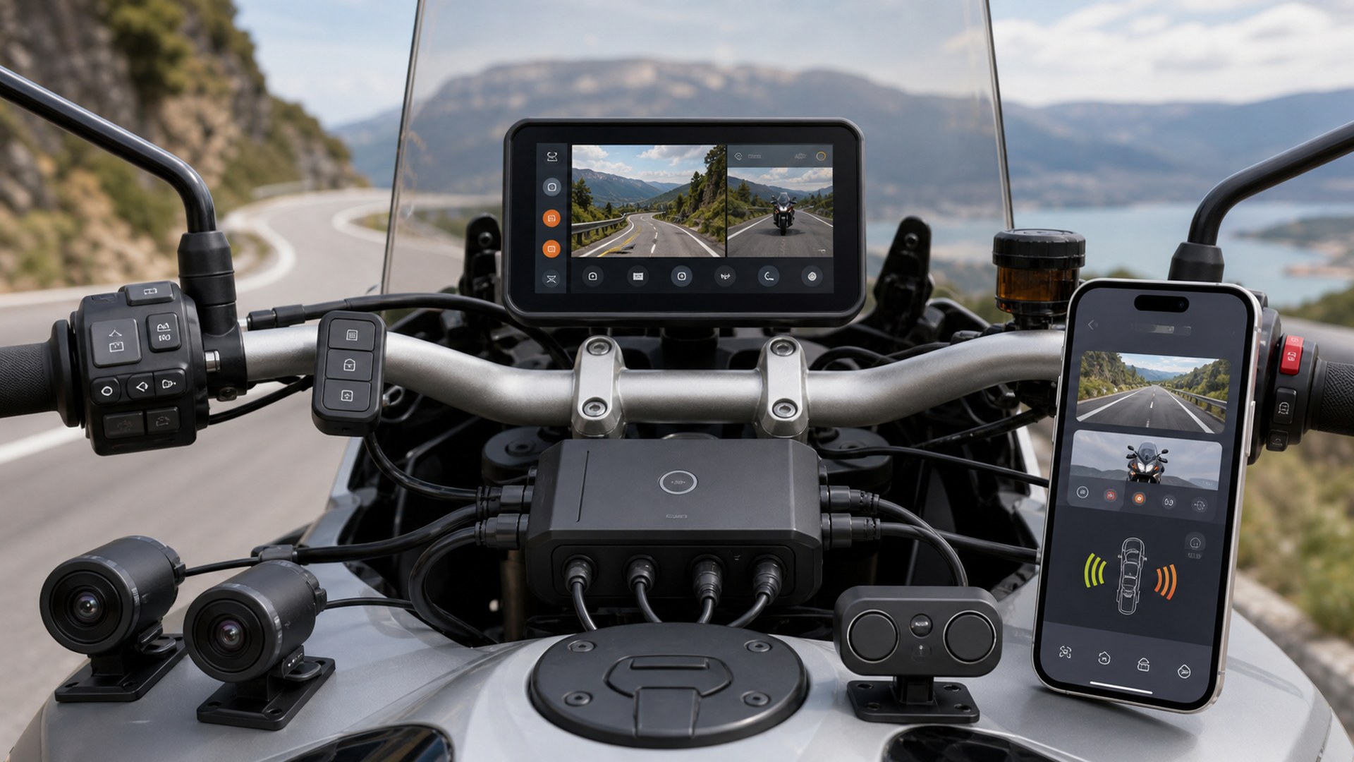 How to Choose Motorcycle Dash Cameras for Screen, Sensor, and App Integration