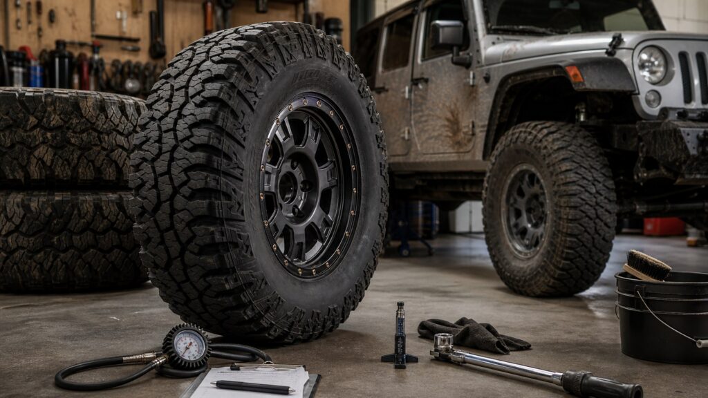 mud-terrain tires shopping setup for truck & suv tires maintenance planning with practical vehicle-focused details