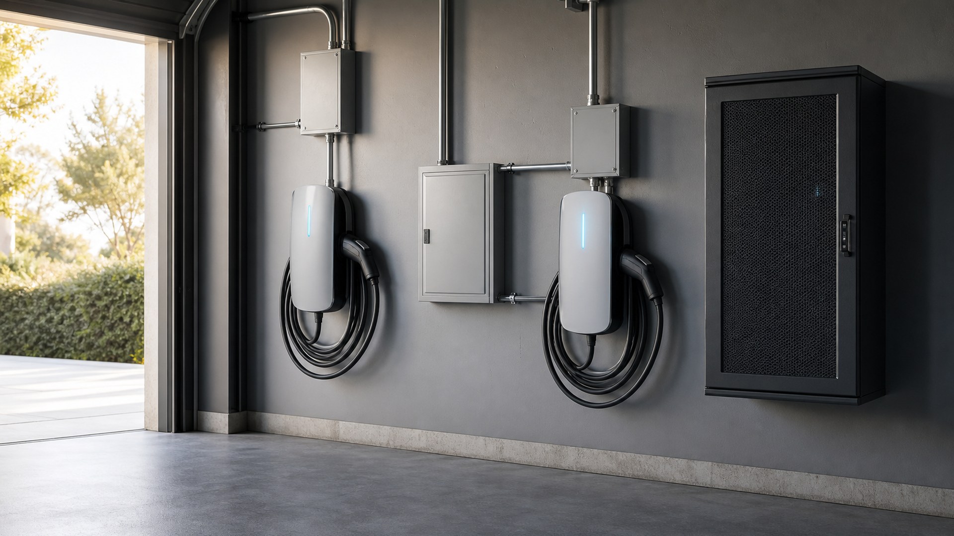 How to Choose Networked Charging Stations for Garage Electrical Planning