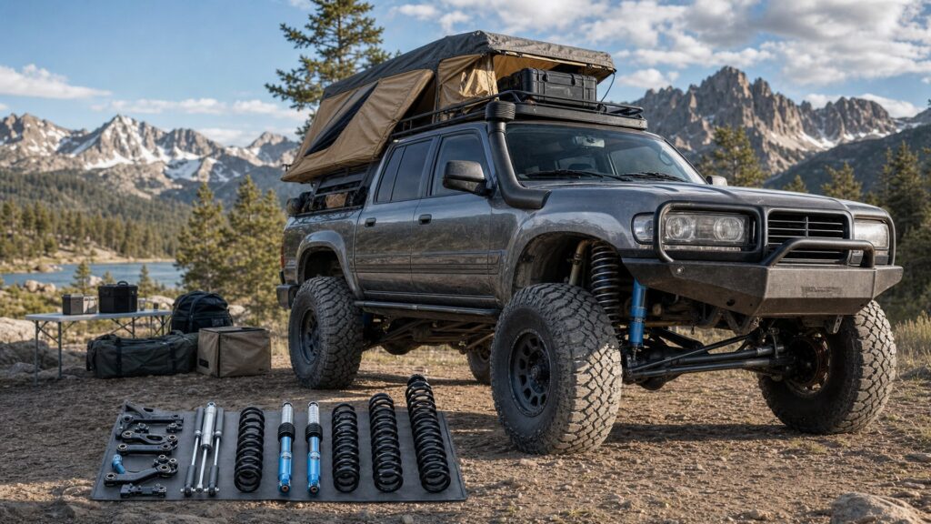off-road lift kits shopping setup for overlanding trip setups with practical vehicle-focused details