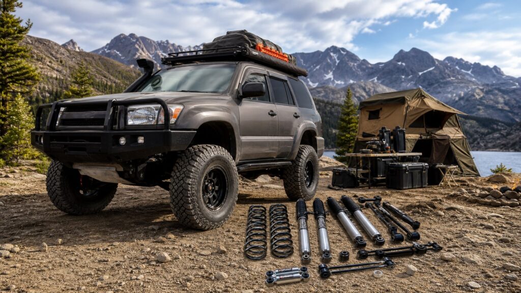 off-road lift kits shopping setup for remote camping gear lists with practical vehicle-focused details