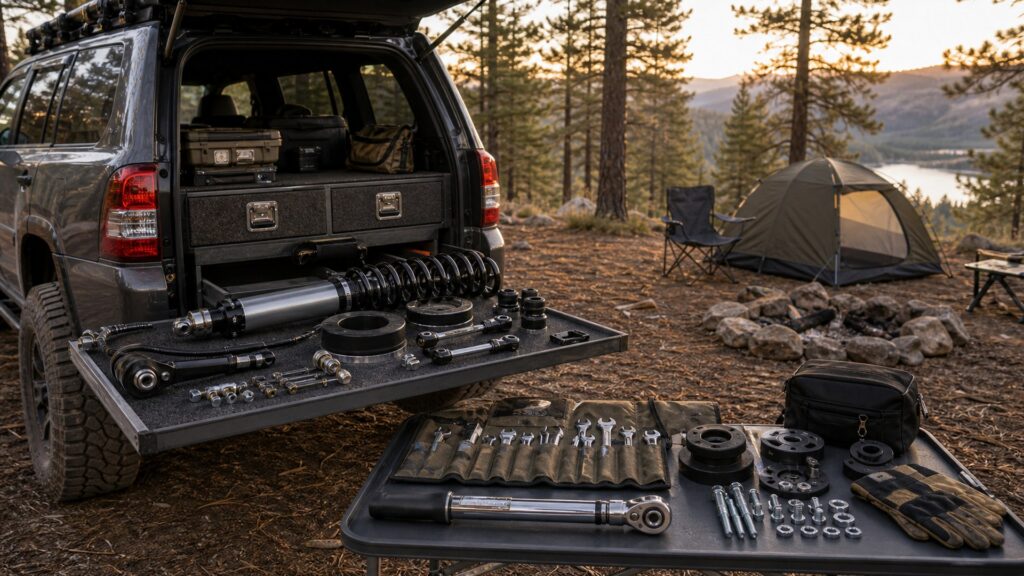 off-road suspension shopping setup for remote camping gear lists with practical vehicle-focused details