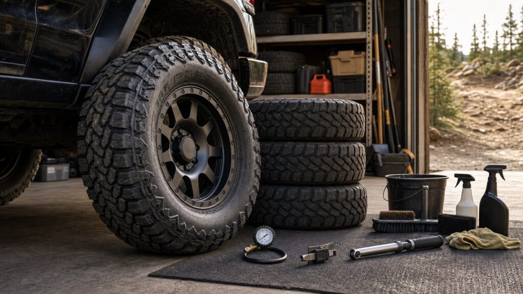 off-road tires shopping setup for truck & suv tires maintenance planning with practical vehicle-focused details