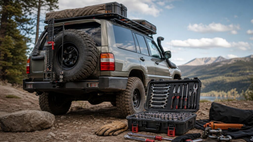 off-road tool kits shopping setup for vehicle weight and payload limits with practical vehicle-focused details