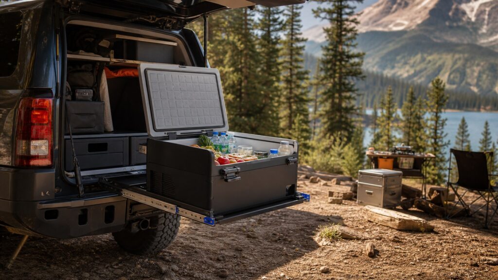 overlanding fridges shopping setup for overlanding trip setups with practical vehicle-focused details
