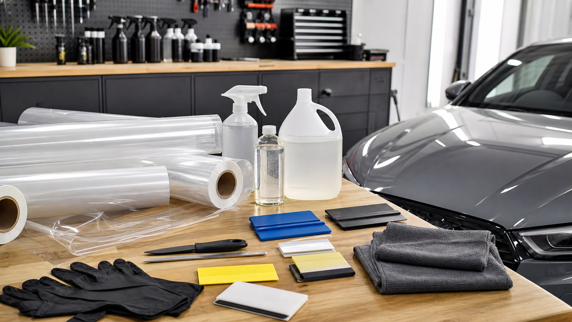 How to Choose Paint Protection Film Kits for Garage Detailing Setups