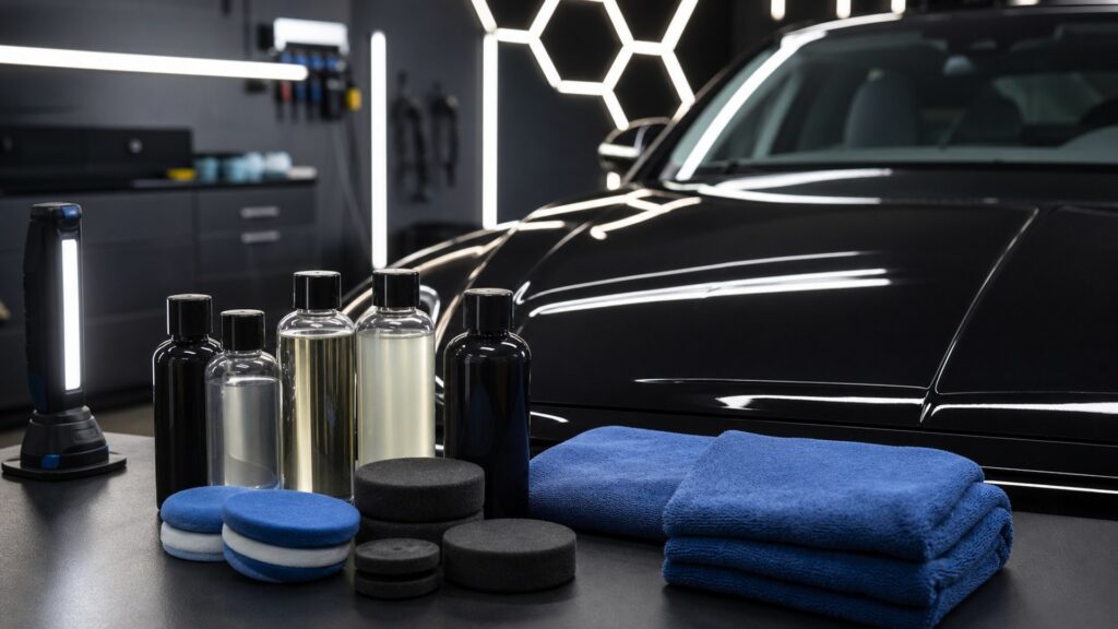 paint sealants shopping setup for exterior correction projects with practical vehicle-focused details