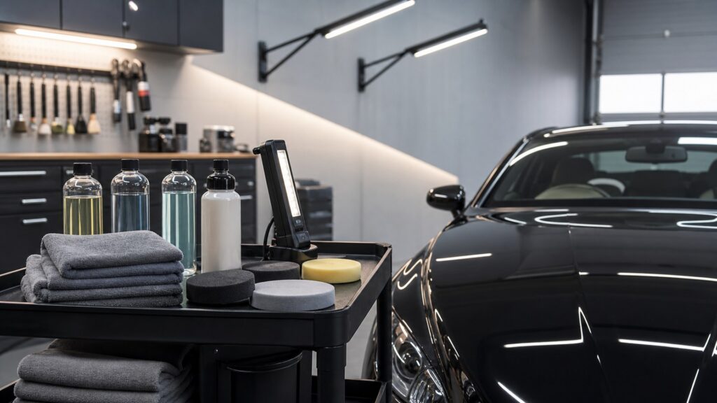 paint sealants shopping setup for professional detailer workflows with practical vehicle-focused details
