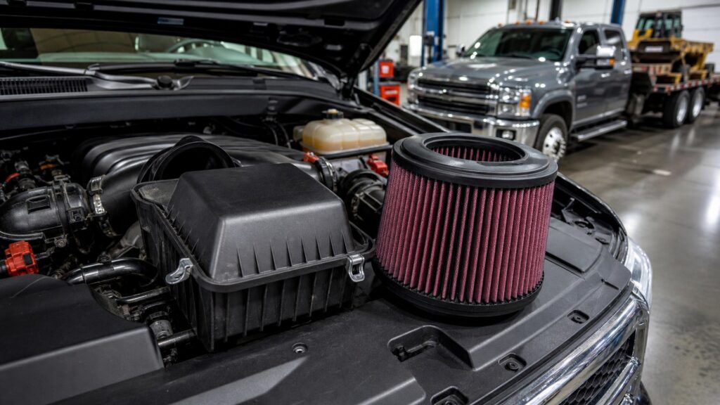 performance air filters shopping setup for towing and load performance with practical vehicle-focused details