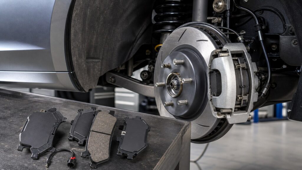 performance brake pads shopping setup for brake upgrades compatibility checks with practical vehicle-focused details
