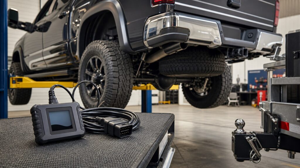 plug-in performance tuners shopping setup for towing and load performance with practical vehicle-focused details