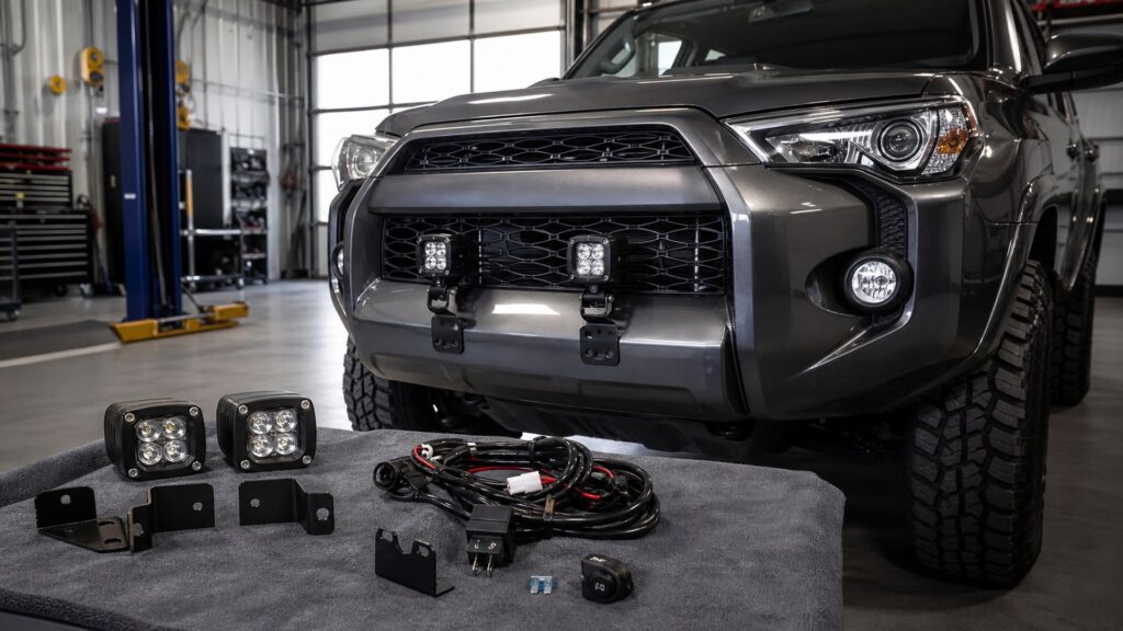 pod auxiliary lights shopping setup for auxiliary lighting upgrade projects with practical vehicle-focused details
