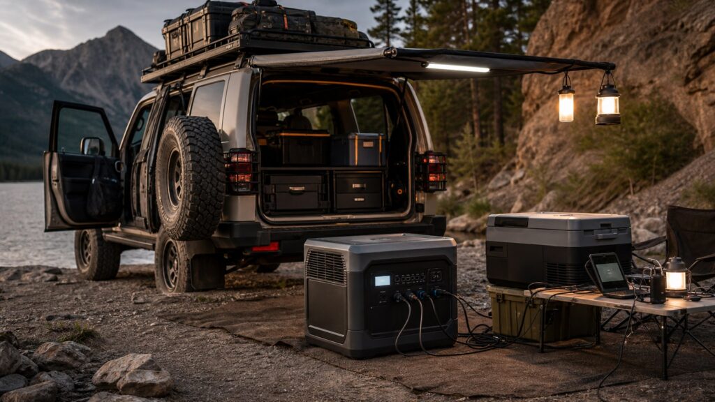 portable power stations shopping setup for vehicle weight and payload limits with practical vehicle-focused details