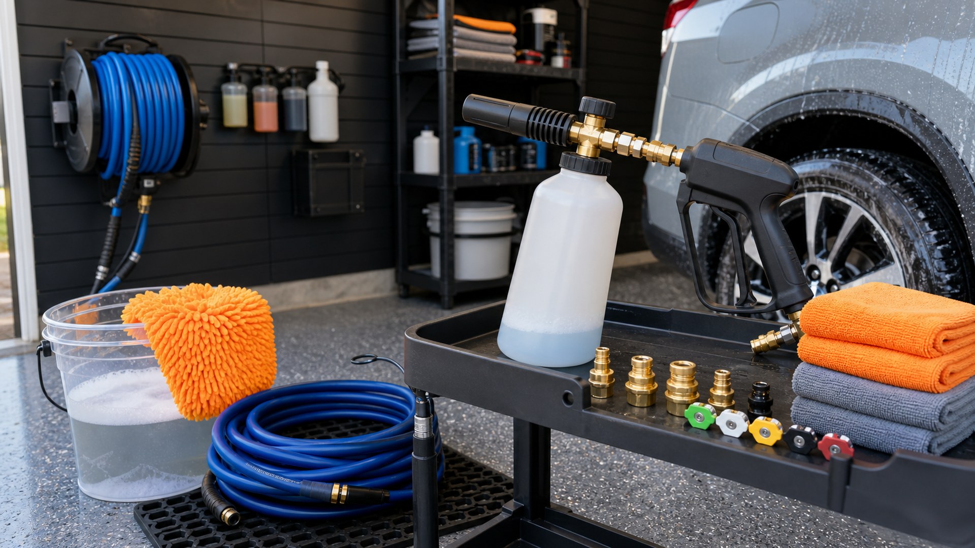 How to Choose Pressure Washer Foam Guns for Garage Detailing Setups
