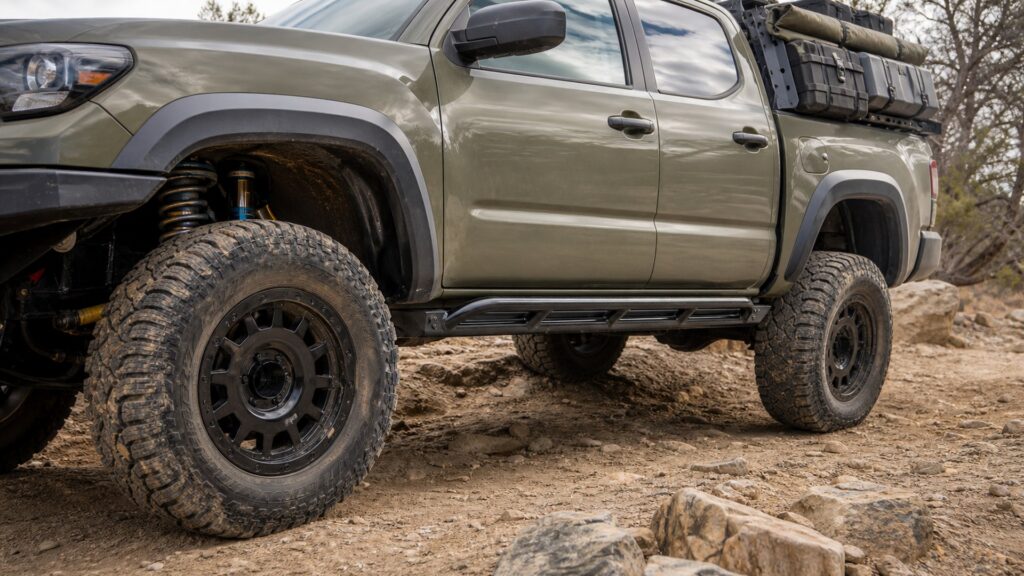 rock sliders shopping setup for vehicle weight and payload limits with practical vehicle-focused details