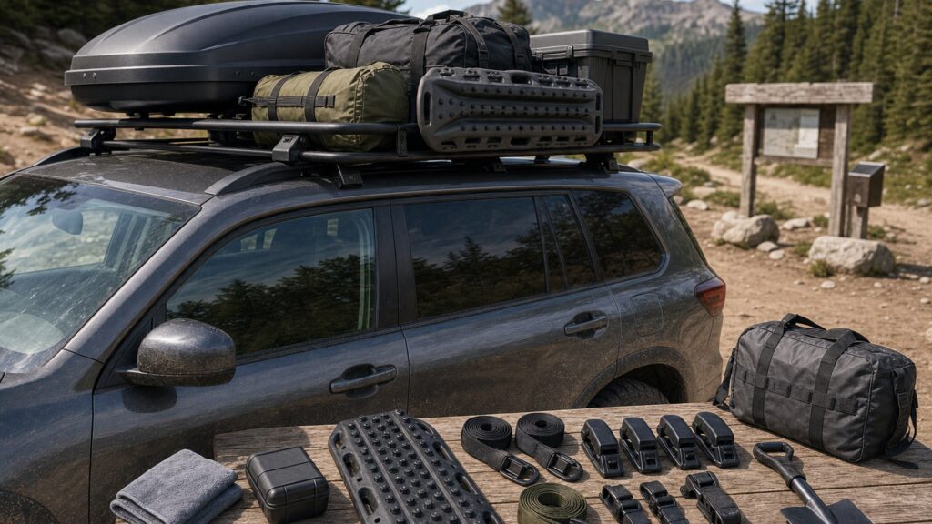 roof cargo systems shopping setup for off-road and travel setups with practical vehicle-focused details