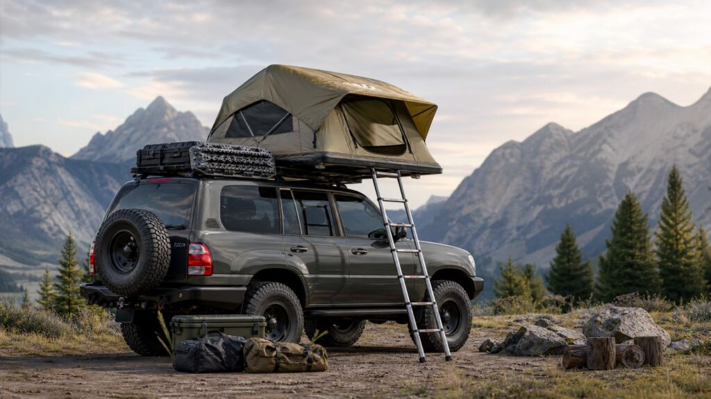 roof top tents shopping setup for vehicle weight and payload limits with practical vehicle-focused details