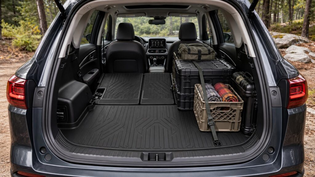 rubber floor liners shopping setup for cargo and storage planning with practical vehicle-focused details