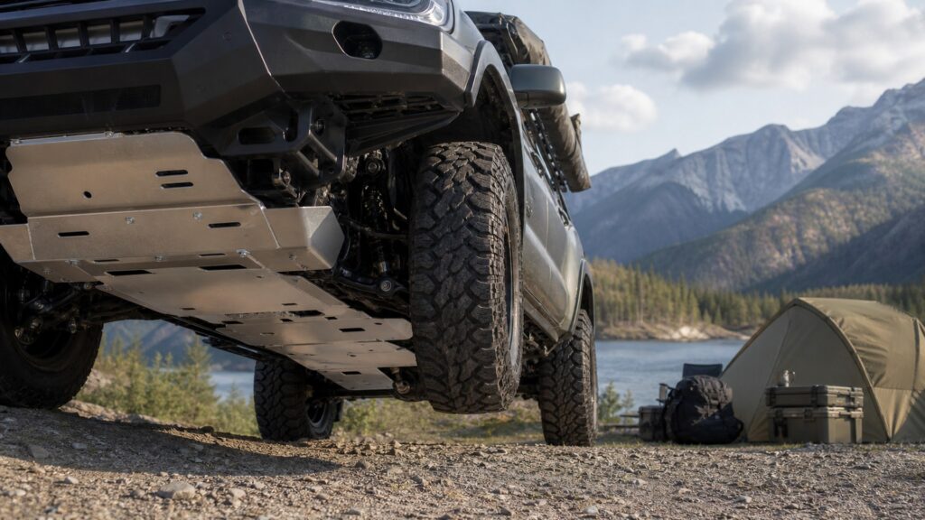 skid plates shopping setup for overlanding trip setups with practical vehicle-focused details