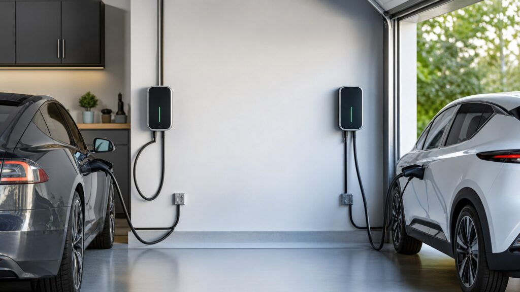 smart ev chargers shopping setup for multi-ev households with practical vehicle-focused details