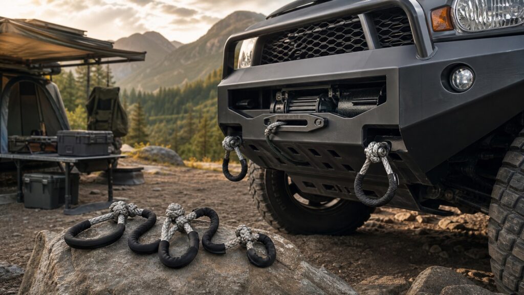 soft shackles shopping setup for overlanding trip setups with practical vehicle-focused details