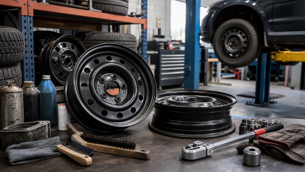 steel wheels shopping setup for wheels & rims maintenance planning with practical vehicle-focused details