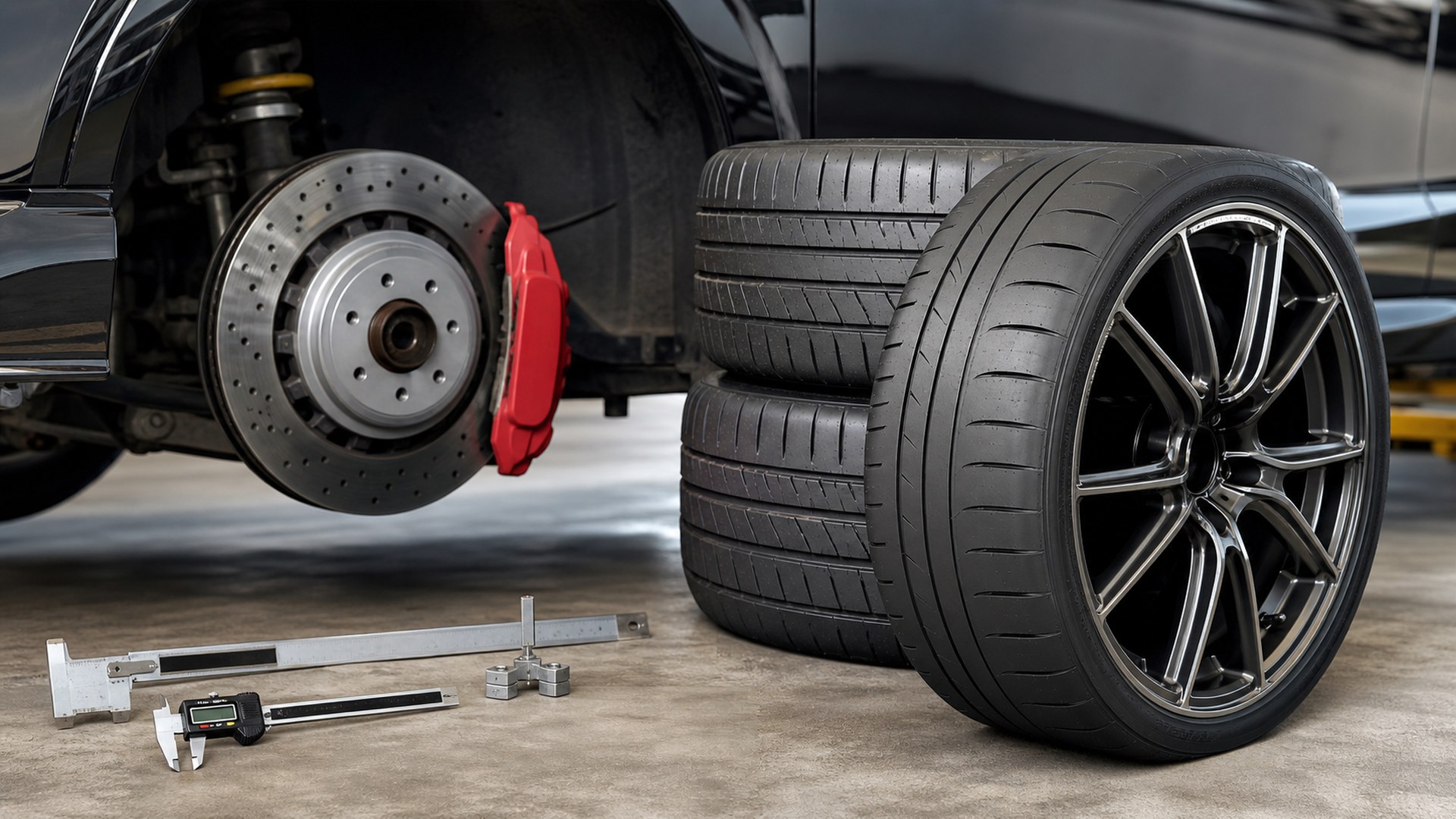 How to Choose Summer Performance Tires for Wheel Size and Clearance Checks