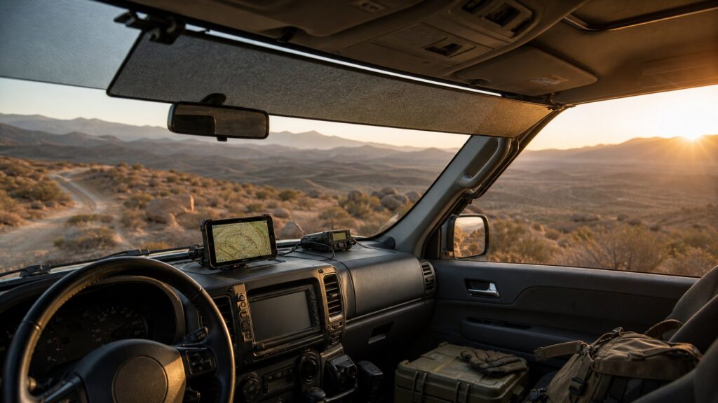 sun visor extensions shopping setup for off-road and travel setups with practical vehicle-focused details