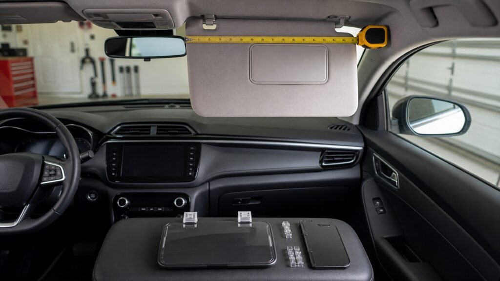 sun visor extensions shopping setup for window accessories installation planning with practical vehicle-focused details