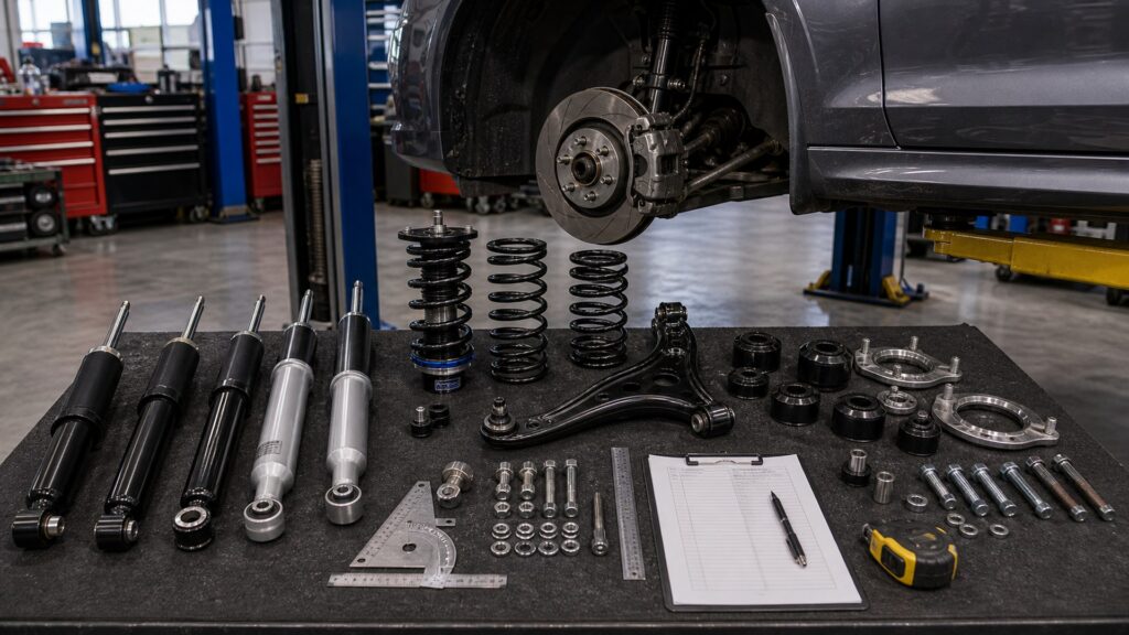 suspension upgrades shopping setup for suspension upgrades compatibility checks with practical vehicle-focused details