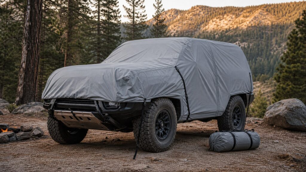 suv covers shopping setup for off-road and travel setups with practical vehicle-focused details