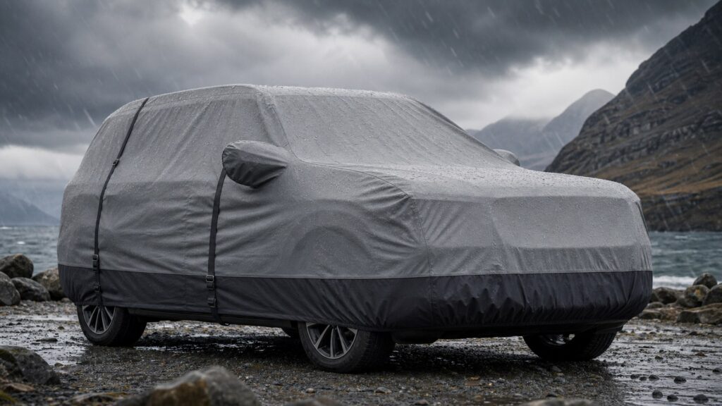 suv covers shopping setup for weather and road protection with practical vehicle-focused details
