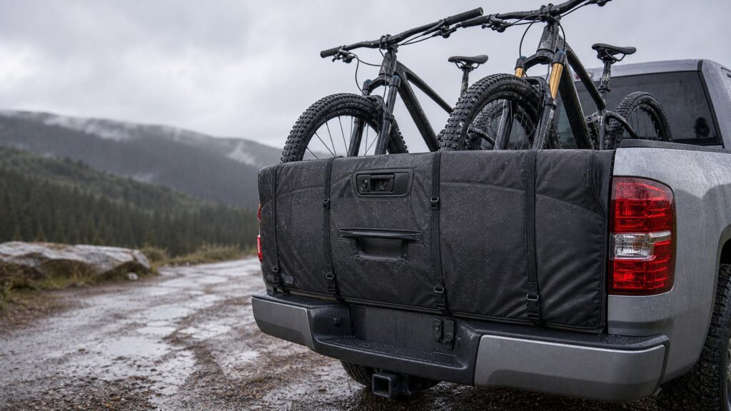 tailgate pads shopping setup for weather and road protection with practical vehicle-focused details