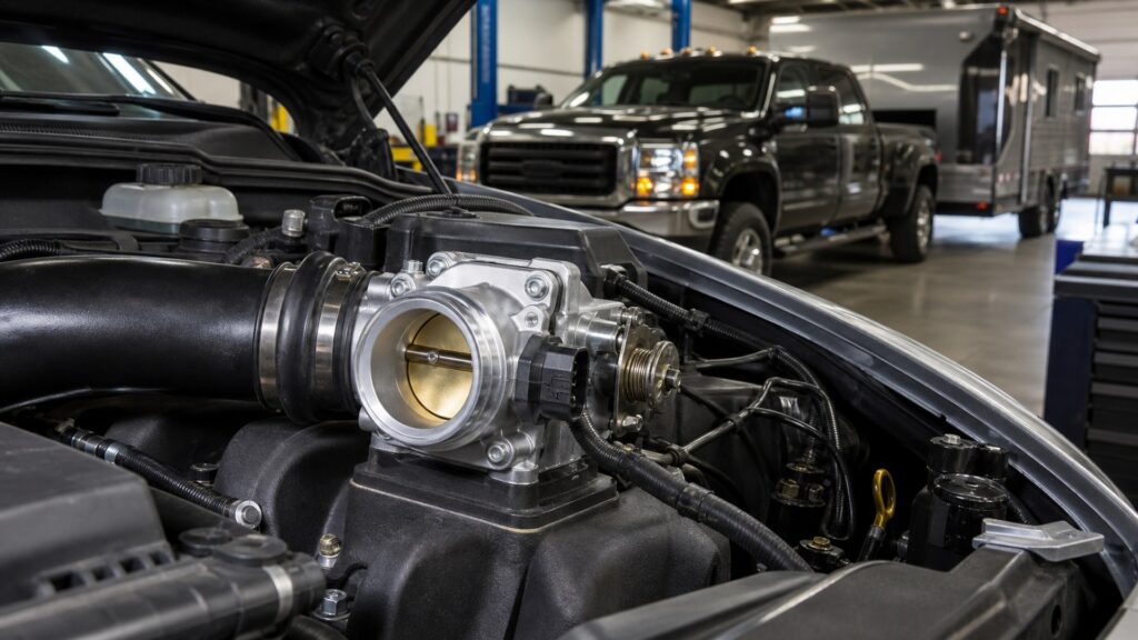 throttle body intakes shopping setup for towing and load performance with practical vehicle-focused details