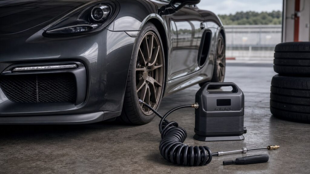 tire inflators shopping setup for performance handling goals with practical vehicle-focused details