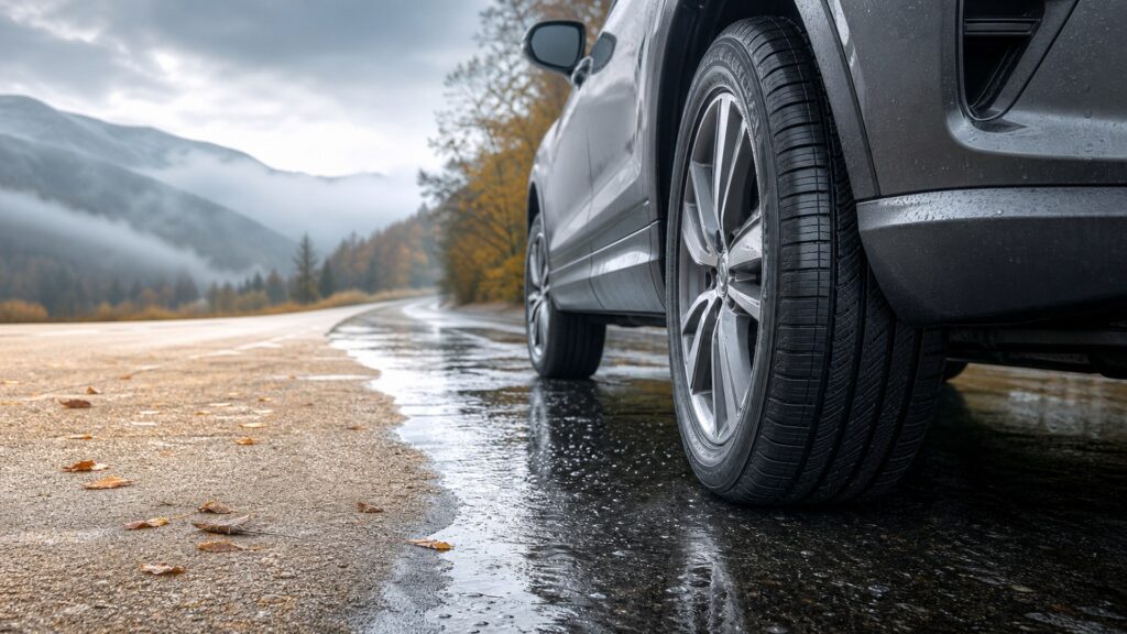 touring tires shopping setup for seasonal driving conditions with practical vehicle-focused details