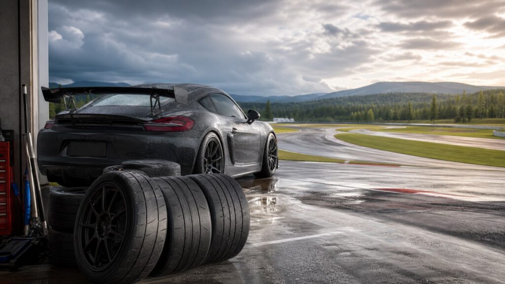 track tires shopping setup for seasonal driving conditions with practical vehicle-focused details
