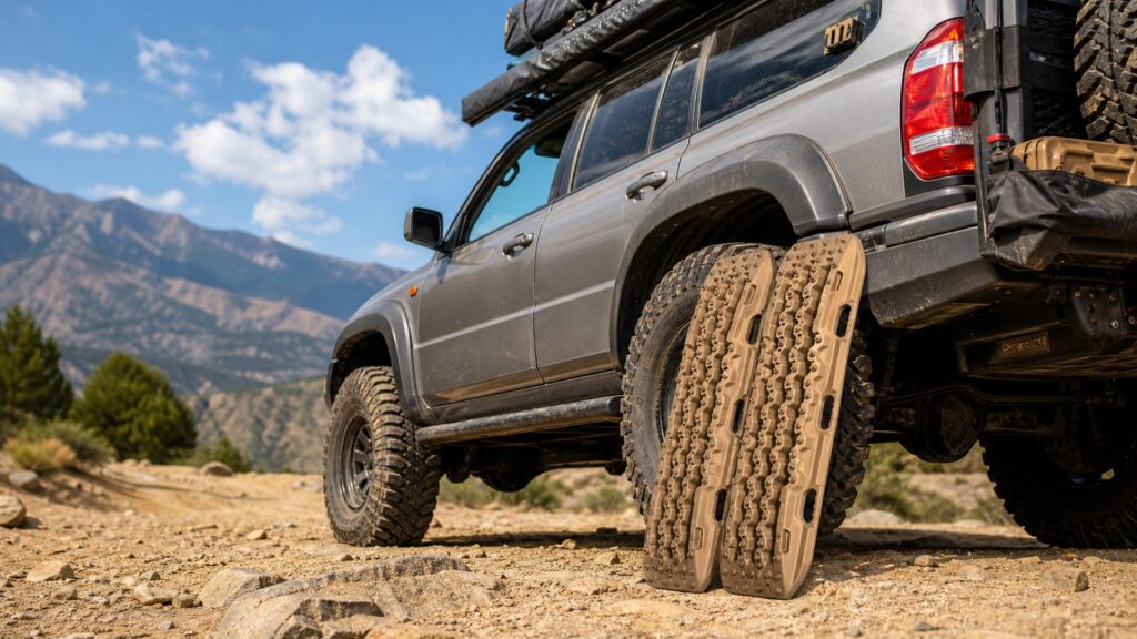 traction boards shopping setup for vehicle weight and payload limits with practical vehicle-focused details