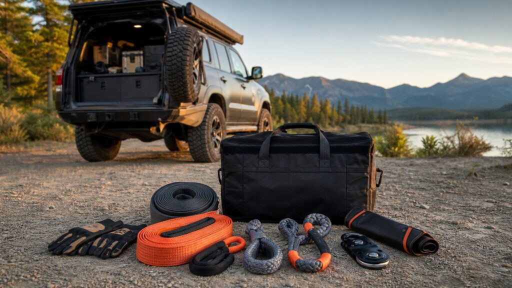 trail recovery kits shopping setup for overlanding trip setups with practical vehicle-focused details