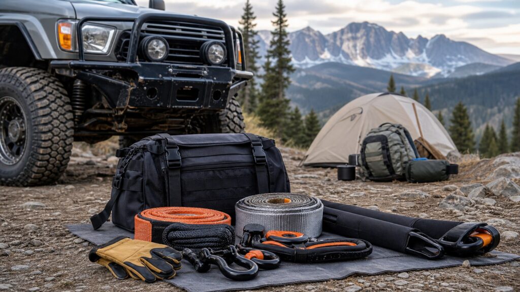 trail recovery kits shopping setup for remote camping gear lists with practical vehicle-focused details