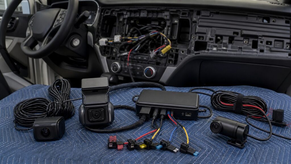 triple-channel dash cameras shopping setup for in-dash upgrade planning with practical vehicle-focused details
