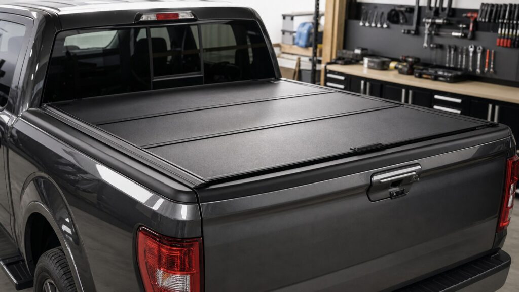 truck bed covers shopping setup for truck bed accessories installation planning with practical vehicle-focused details