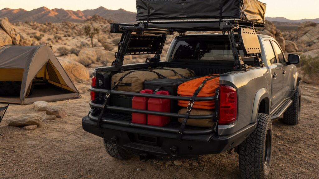 truck bed extenders shopping setup for off-road and travel setups with practical vehicle-focused details