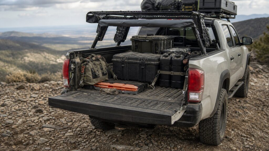 truck bed liners shopping setup for off-road and travel setups with practical vehicle-focused details