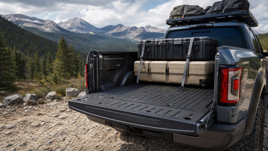 truck bed mats shopping setup for off-road and travel setups with practical vehicle-focused details